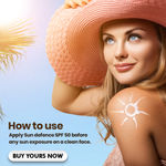 Buy TNW The Natural Wash Sun Defence Spf 50 Cream With Jojoba And Cucumber Extract (50 gm) - Purplle