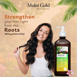 Buy Axiom Mukti Gold Herbal Hairwash + Conditioner | Suitable for all Hair Types | Strengthens Hair Roots | Hydrates & Restores Shine | Parabens and Sulphate Free, PH Balanced (400ml) - Purplle