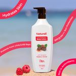 Buy Naturali Sun Protection Sunscreen Body Lotion | SPF 25 PA+++ UVA/UVB Protection | Nourishing & Moisturising | Lightweight | Non-sticky | Non-greasy | Avocado & Raspberry Body Lotion | 400ml - Purplle
