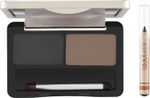 Buy MARS 3 in 1 EyeBrow Powder Palette - 02 | 6.2 gm - Purplle