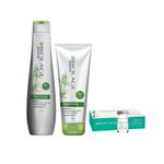 Buy Biolage Advanced Fiberstrong Shampoo+ Fiberstrong Conditioner + Scalpsync Aminexil Hair treatment (400 ml+196 ml+60 ml) - Purplle