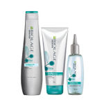 Buy Biolage Professional Scalppure Anti-Dandruff Shampoo, Conditioner & Hair Serum, Removes Visible Flakes, With Bergamot, Vegan, 200 ml + 98 gm + 100 ml - Purplle