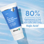 Buy The Derma Co 1% Kojic Acid Face Wash | With Niacinamide & Alpha Arbutin | Reduces Dark Spots, Pigmentation & Blemishes | Cleanses & Brightens Skin | Non-Drying Formula | For All Skin Types | 150 ml - Purplle