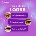 Buy MARS Eyelove Multi Pods Gel Eyeliner & Eyebrow Powder With Dual Ended Brush | Smudge Proof & Water Proof | Long Lasting | Rich Pigmentation | Inbuilt Mirror for Touch-up (3.5 gm) (Black) - Purplle