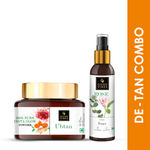 Buy Good Vibes: Rose Toner and Ubtan Powder De-tan Combo (120ml/ 150 gm) - Purplle