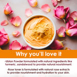 Buy Good Vibes: Rose Toner and Ubtan Powder De-tan Combo (120ml/ 150 gm) - Purplle