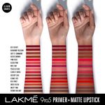 Buy Lakme 9TO5 Primer + Matte Lip Color Brick Blush 3.6 gm - Purplle