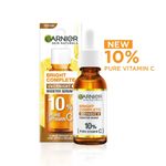Buy Garnier Brightening Oil Control Duo- Night Vitamin C Serum With 10% Pure Vitamin C for Bright Skin (30 ml) + Vitamin C Serum Gel (45 gm) - Purplle