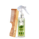 Buy Alps Goodness Healthy Hair Set (Pack of 2) with Rosemary Water Spray (100 ml) & Neem Wood Comb | 100% Natural Neem Comb | Hair Growth Expert | Bestselling Hair Spray - Purplle