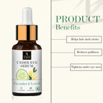 Buy Good Vibes Cucumber & Lemon Under Eye Serum | Anti-Ageing, Rejuvenating, Brightening | No Sulphates, No Parabens, No Animal Testing (30 ml) - Purplle