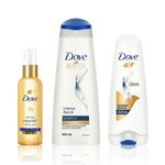 Buy Dove Intense Repair Cleanse, Nourish & Protect Combo : Shampoo (340 ml) +Conditioner (175 ml) + Hair serum (48 ml) - Purplle