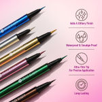 Buy Swiss Beauty Eye Sparkle Sketch Liner Glitter Finish and Water-Proof |Fine Tip For Precise Application 4- Glitz Green (0.6 gm) - Purplle