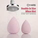 Buy MARS Wonder Beauty Blender For Face Makeup | Pink Face Sponge Puff With Easy Hold | Gentle on Skin (3 gm) - Purplle
