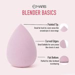 Buy MARS Wonder Beauty Blender For Face Makeup | Pink Face Sponge Puff With Easy Hold | Gentle on Skin (3 gm) - Purplle