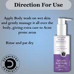 Buy Dermistry 1% Salicylic Acid Back Acne Body Shower Gel Wash | Neem Apple Cider Vinegar Niacinamide I Exfoliator Deep Cleansing of Oily Skin | Breakouts Backne Pimples Remove | Men Women (200 ml) - Purplle