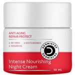 Buy Dermistry Anti Aging Repair Protect Moisturizer Night Cream I Retinol Hyaluronic Acid Biotin Vitamin E Green Tea Ext I Fine Lines Wrinkles Reduction I Skin Firming I Men Women (50 ml) - Purplle