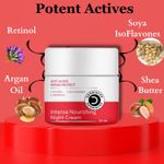 Buy Dermistry Anti Aging Repair Protect Moisturizer Night Cream I Retinol Hyaluronic Acid Biotin Vitamin E Green Tea Ext I Fine Lines Wrinkles Reduction I Skin Firming I Men Women (50 ml) - Purplle