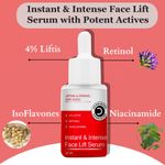 Buy Dermistry Instant & Intense 4% Liftis & Retinol Anti Ageing Face Serum | Hyaluronic Acid D Biotin | Reduces Fine Lines Wrinkles | Skin Firming, Lifting Tightening I Men & Women | (30 ml) - Purplle