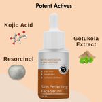 Buy Dermistry Hyper Pigmentation Removal Skin Perfecting Fairness Face Serum I Resorcinol, Kojic Acid & Gotukola I For Melasma Blemishes Uneven Tone Dark Spots & Dull Skin Removal I All Skin Types Men Women (30 ml) - Purplle