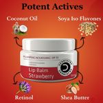 Buy Dermistry Plumping Nourishing SPF10 Glossy Tinted Lip Care Balm Strawberry for Dry Dark Pigmented Chapped Lips I Shea Butter I Retinol I Coconut Oil I Moisturization Smoothening I Glossy Finish Soft Pink Lips Women (15 ml) - Purplle