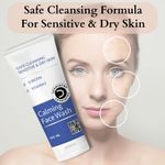 Buy Dermistry Sensitive & Dry Skin Care Calming Soothing Creamy Mild Safe Moisturizing Soap Free Face Wash Safe Gentle Cleansing I Sulphate Free I D Biotin Vitamin E I Suits Combination & All Skin Types I Men Women (100 ml) - Purplle