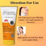 Buy Dermistry 1% Hyaluronic Acid Ultra Hydrating Nourishing Sunscreen Aqua Gel For Dry Comination & All Skin Types & SPF 50 UVA UVB PA+++ Sun Protection | No White Cast Light Weight Moisturizer I Water Based Daily Use Men Women (50 ml) - Purplle