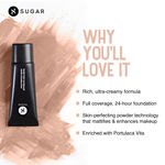 Buy SUGAR Cosmetics Rage For Coverage 24Hr Foundation | Full Coverage | Matte Finish I Creamy Formula | 25 ml - 15 Cappuccino - Purplle