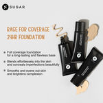 Buy SUGAR Cosmetics Rage For Coverage 24Hr Foundation | Full Coverage | Matte Finish I Creamy Formula | 25 ml - 10 Latte - Purplle