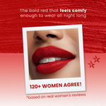 Buy NY Bae Velvet Mousse Liquid Lipstick - Red Hot Rebel 01 (6.5 ml) | Velvet Matte Finish | Transferproof | Smudgeproof | Ultra Light | Smooth | Moisturising Red Lipstick - Purplle
