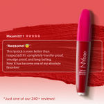 Buy NY Bae Velvet Mousse Liquid Lipstick - Red Hot Rebel 01 (6.5 ml) | Velvet Matte Finish | Transferproof | Smudgeproof | Ultra Light | Smooth | Moisturising Red Lipstick - Purplle
