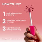 Buy NY Bae Velvet Mousse Liquid Lipstick - Badass Berry 02 (6.5 ml) | Velvet Matte Finish | Transferproof | Smudgeproof | Ultra Light | Smooth | Moisturising Plum Lipstick - Purplle