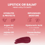 Buy NY Bae Velvet Mousse Liquid Lipstick - Badass Berry 02 (6.5 ml) | Velvet Matte Finish | Transferproof | Smudgeproof | Ultra Light | Smooth | Moisturising Plum Lipstick - Purplle