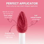 Buy NY Bae Velvet Mousse Liquid Lipstick- Fiesty Pink 05 (6.5 ml) | Velvet Matte Finish | Transferproof | Smudgeproof | Ultra Light | Smooth | Moisturising Pink Lipstick - Purplle