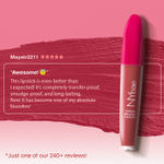 Buy NY Bae Velvet Mousse Liquid Lipstick- Fiesty Pink 05 (6.5 ml) | Velvet Matte Finish | Transferproof | Smudgeproof | Ultra Light | Smooth | Moisturising Pink Lipstick - Purplle