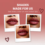 Buy NY Bae Velvet Mousse Liquid Lipstick - Spicy Rust 06 (6.5 ml) | Velvet Matte Finish | Transferproof | Smudgeproof | Ultra Light | Smooth | Moisturising Brown Lipstick - Purplle