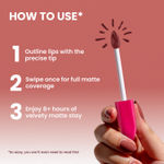 Buy NY Bae Velvet Mousse Liquid Lipstick - Spicy Rust 06 (6.5 ml) | Velvet Matte Finish | Transferproof | Smudgeproof | Ultra Light | Smooth | Moisturising Brown Lipstick - Purplle