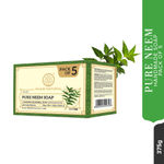 Buy Khadi Natural Pure Neem Handmade Soap| Anti-Bacterial (Pack of 5) - 625 gm - Purplle
