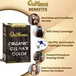 Buy Quikhenna Organic Gel Hair Color 2N Soft Black 120 gm - Purplle