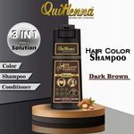 Buy Quikhenna Hair Color Shampoo 3N Dark Brown- 200 ml | Ammonia-Free | Quick & Effortless Grey Coverage | Salon-Like Hair Color At Home | Hair Dye Coloring For Men & Women | Instant Hair Colour Solution - Purplle