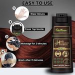 Buy Quikhenna Hair Color Shampoo 3N Dark Brown- 200 ml | Ammonia-Free | Quick & Effortless Grey Coverage | Salon-Like Hair Color At Home | Hair Dye Coloring For Men & Women | Instant Hair Colour Solution - Purplle