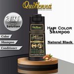 Buy Quikhenna Hair Color Shampoo 1N Natural Black- 200 Ml | Ammonia-Free | Quick & Effortless Grey Coverage | Salon-Like Hair Color At Home | Hair Dye Coloring For Men & Women | Instant Hair Colour Solution - Purplle