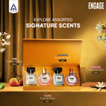Buy Engage Luxury Perfume Unisex Gift Pack for Men + Women, Travel Sized, Assorted Pack, Ideal Wedding Gift, Anniversary Gift, 25 mlX4 - Purplle