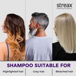 Buy Streax Professional Yellow Deleted! Purple Shampoo, (300 ml) - Purplle