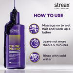 Buy Streax Professional Yellow Deleted! Purple Shampoo, (300 ml) - Purplle