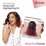 Buy Streax Hair Colour Highlight Kit | Red Hair Colour, Crimson Red, 75 gm (Pack of1) - Purplle