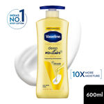 Buy Vaseline Intensive Care Deep Moisture Body Lotion - Dry Skin, With Pure Oat Extract, Long Lasting Moisturisation, 600 ml - Purplle