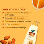 Buy Joy Honey & Almonds Advanced Nourishing Body Lotion (750 ml) | Enriched With Shea Butter | Long Lasting 48 hours Moisture | Natural Sunscreen Filters | Suitable for Normal to Dry Skin - Purplle