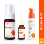 Buy Plum Vitamin C CSM Kit (Foaming Face Wash 110 ml + Serum 20 ml + Moisturiser 50 ml) - Purplle