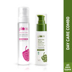 Buy Plum Day Care Combo (Rose Water Toner 100 ml + Green tea Moisuriser 50 ml ) - Purplle