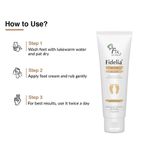 Buy Fixderma Lactic Acid, Urea, Glycerine Fidelia Foot Cream For Dry & Cracked Feet, Moisturizes and Soothes Feet, Heel Repair Paraben & Sulphate Free, All Skin Types 75 gm - Purplle